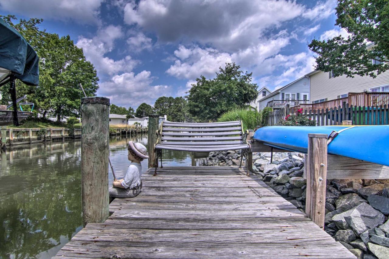 Canal-Front Ocean City Getaway With Deck And Dock! Ocean Pines Exterior foto