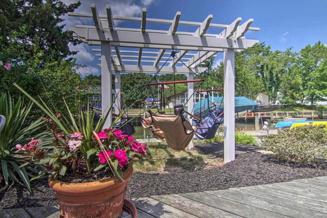 Canal-Front Ocean City Getaway With Deck And Dock! Ocean Pines Exterior foto