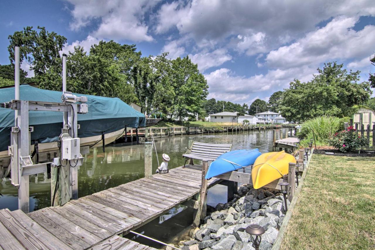 Canal-Front Ocean City Getaway With Deck And Dock! Ocean Pines Exterior foto
