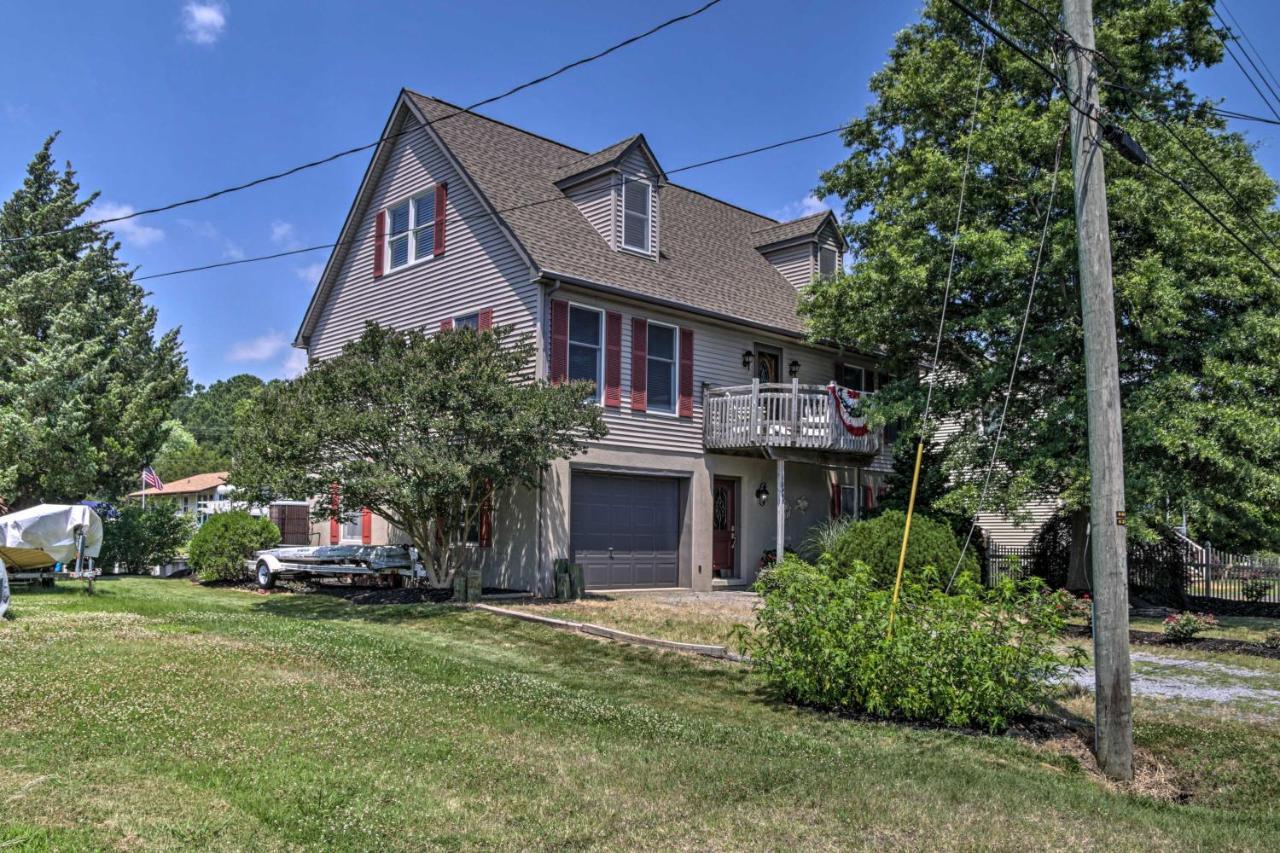 Canal-Front Ocean City Getaway With Deck And Dock! Ocean Pines Exterior foto